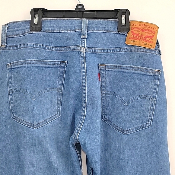 Signature by Levi's Jeans for Men Size 33x32 Blue Straight Cut flex denim - Picture 5 of 10